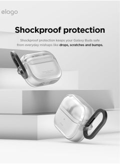 EDC Hang Compatible with Samsung Galaxy Buds3 and Galaxy Buds 3 Pro Case Cover with Carabiner - Matte Clear - pzsku/ZB8B64DFEF9F838933BDDZ/45/_/1734083485/9ed4bbd9-5921-42fe-838a-217e1f5b2eb0