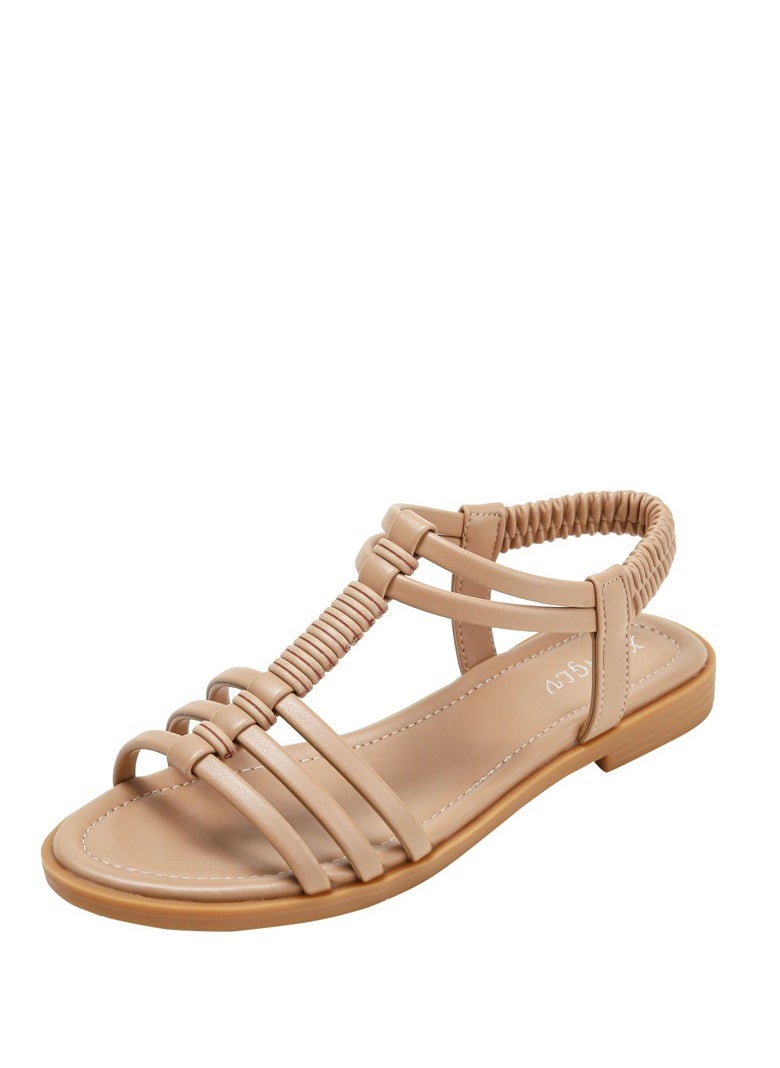 SIKETU 2025 Summer New Roman Sandals Retro Hollow Flat Comfortable Tourist Beach Sandals  - Image 1