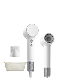 Laifen Laifen Mini high speed brushless motor, 1 Smooth nozzle to dry and Style your hair, 1 mini pouch. (White)  - Image 1