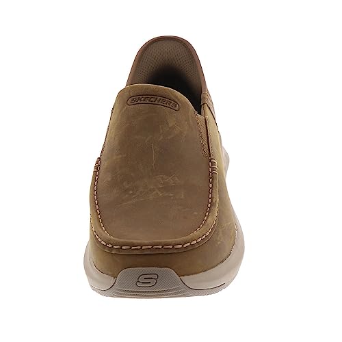 Skechers USA Mens Parson - Oswin Slip-in Moccasin, Dsrt, 11.5 Wide US Desert - Image 5
