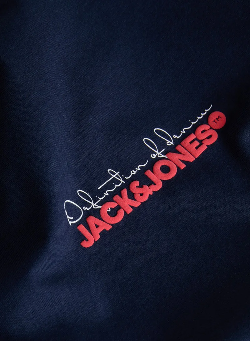 JACK & JONES  Casual Relaxed Fit Crew Neck T-Shirt for Men | Best Price UAE