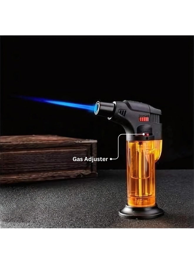 fenix 3 PCS Portable Butane Torch Lighters – Windproof Refillable Jet Flame Lighters for Candles, Grills, Fireplaces, Campfires & More – Multi-Utility Safe Flame Lighter Set - Image 2