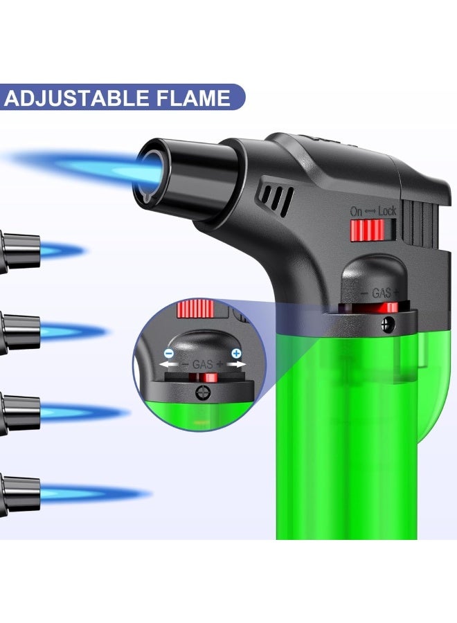 fenix 3 PCS Portable Butane Torch Lighters – Windproof Refillable Jet Flame Lighters for Candles, Grills, Fireplaces, Campfires & More – Multi-Utility Safe Flame Lighter Set - Image 5