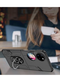 ماركة غير محددة جراب هاتف محمول Huawei P50 Pocket مقاس 6.9 بوصة، غطاء خلفي من النوع الواقي، جراب واقٍ غير لامع، جراب هاتف ذكي Huawei P50 Pocket  - Image 4