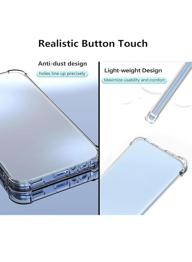 WRISTWISE Case Cover for Honor X5b Clear Protection Clear TPU Anti-Scratch Camera Protective Air-Guard Corners Slim Transparen Cases for Honor X5b Cover Case 6.56 inch - Image 4