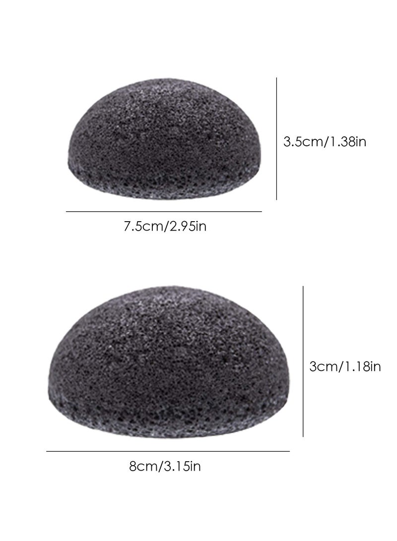 Excefore Natural Konjac Facial Sponges for Gentle Face Cleansing and Exfoliation Deep Pore Facial Cleansing Sponge 6 Pack - Image 3