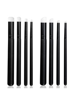 UNIMEIX UNIMEIX Dry Brush Miniature Painting Dry Miniature Painting Set Hobby Detail Blending Brushes for Effortless Miniature Painting (4 Round Head+4 Oblique Head)  - Image 1