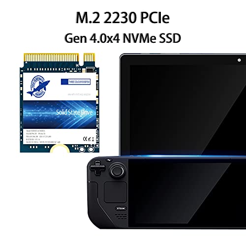 THREE COLOUR DOGFISH Dogfish SSD M.2 2230 NVMe PCIe 4.0 512GB 3D TLC NAND Gaming Unit?a stato solido interna per Steam Deck PS5 Surface Pro Laptop Desktop (M.2 2230 NVMe 4.0, 512 GB) - Image 2