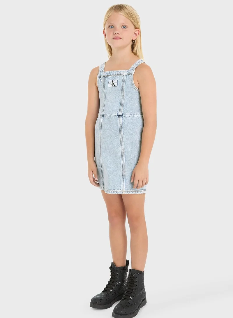 Calvin Klein Jeans Denim Pinafore Dress
