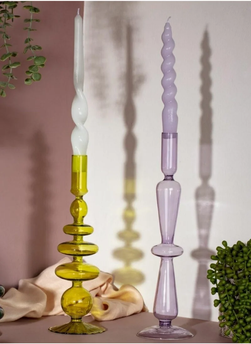 مايجن Taper Candle Holder - Lilac