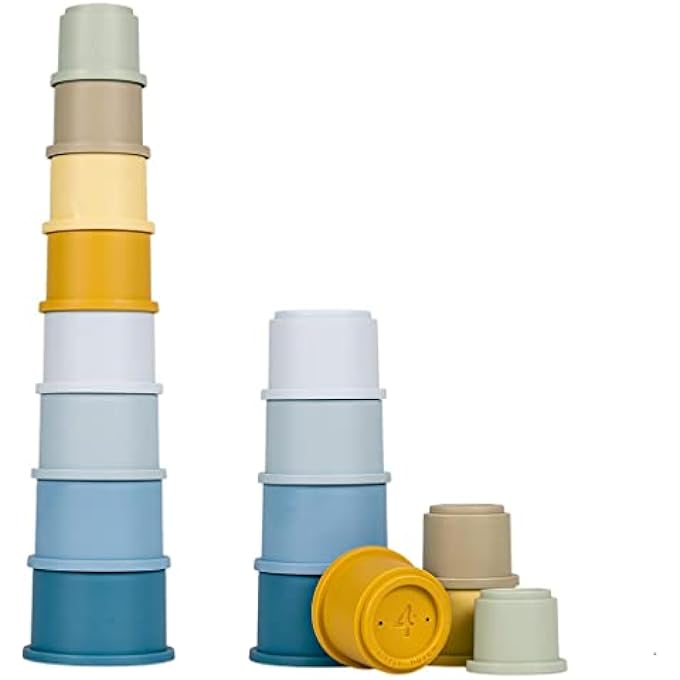 2008002 STACKING CUPS, BLUE - Image 1