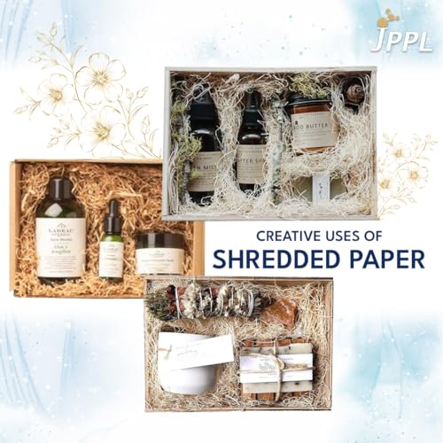 JPPL Brown Shredded Crinkle Paper 100g | Eco-Friendly Decorative Filler for Gift Wrapping, Basket & Hamper Packaging | Perfect for DIY Crafts & Festive Decoration - Image 5