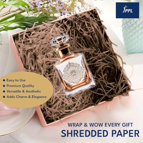JPPL Brown Shredded Crinkle Paper 100g | Eco-Friendly Decorative Filler for Gift Wrapping, Basket & Hamper Packaging | Perfect for DIY Crafts & Festive Decoration - Image 4