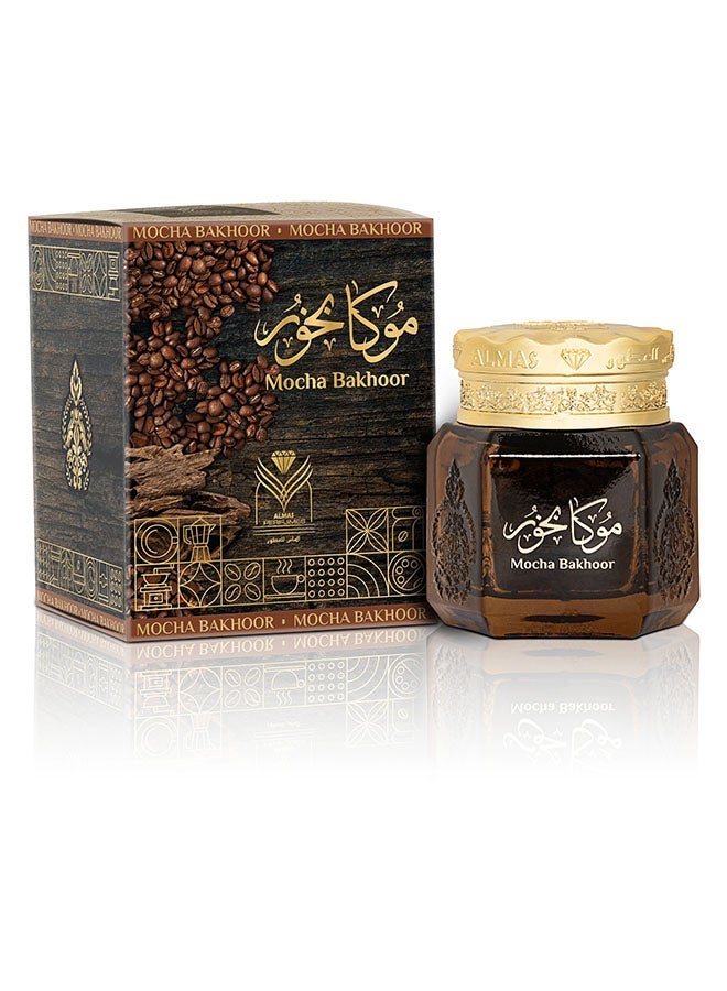 Bakhoor Mocha 30grams of Authentic Arabic Agarwood Chips | Aroma Lasts All Day Long - Perfect for Prayers, Namaz, Ramadan & Eid Gifts, Ceremonies, Meditation & Room Perfuming