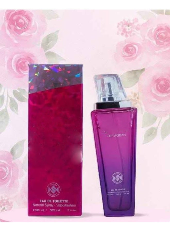 عطر للنساء أو دو تواليت 100 مل – عطر زهري أنيق