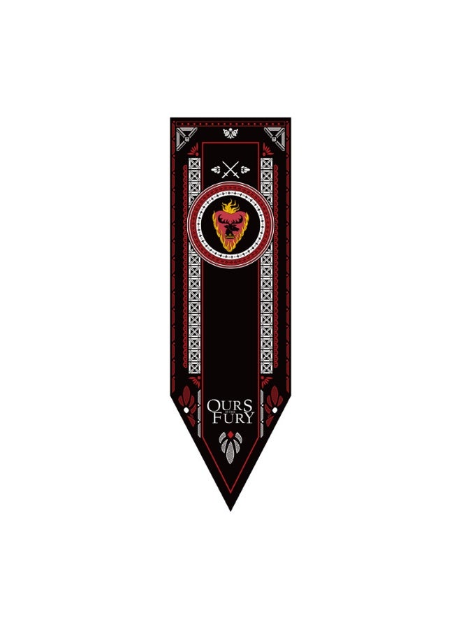 House Baratheon Game of Thrones Woven Flag, 150 x 47 cm, Indoor/Outdoor Decorative Banner