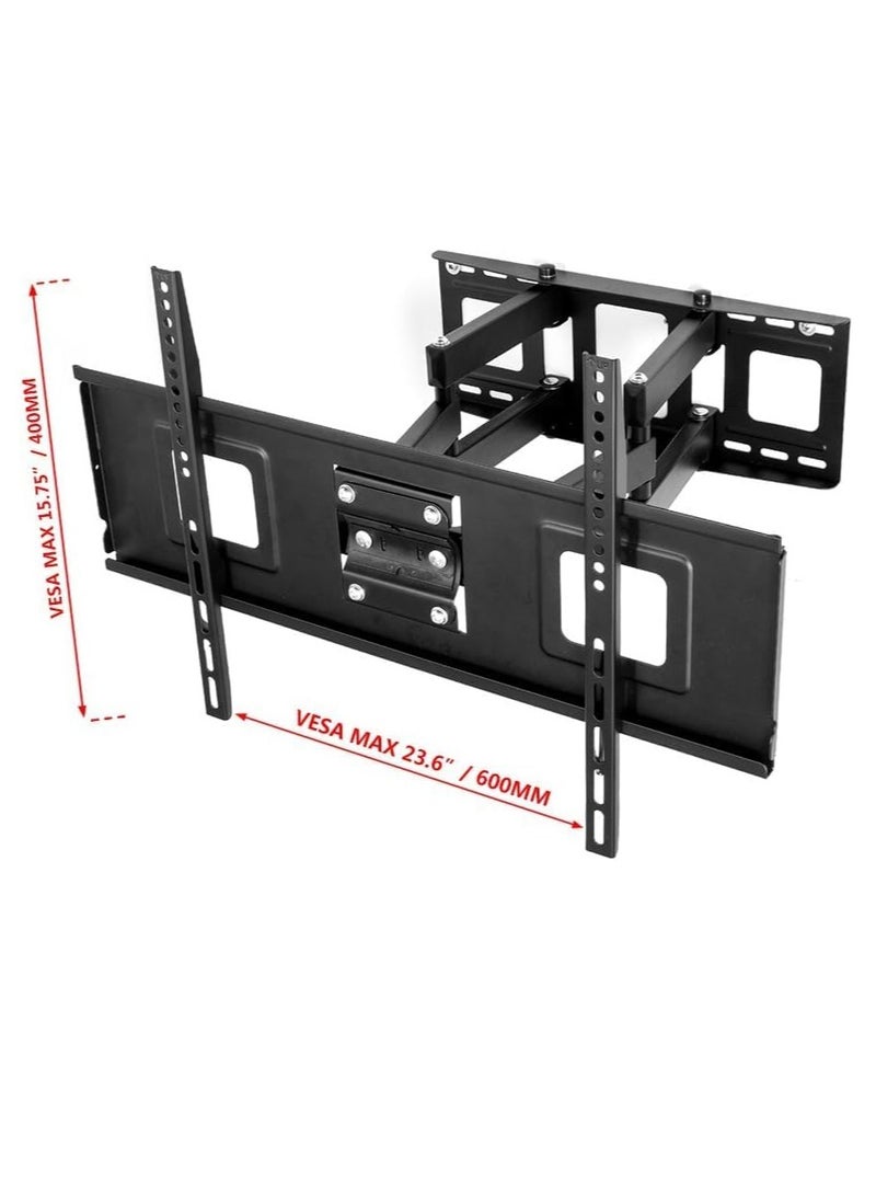 ELTRAZONE A04 Full Motion Articulating TV Wall Mount Bracket for 32-65 Inch LED, LCD, HD, 4K, and Plasma TVs – Universal Tilt, Swivel, Extendable Arm, Sturdy & Space-Saving Design – Adjustable Wall Mount for Optimal Viewing - Image 2