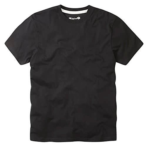 Charles Wilson Men's 5 Pack Midweight Crew Neck T-Shirt (X-Large, Core Essentials) - Image 3