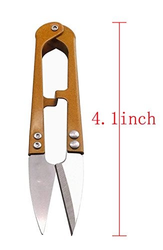 Penta Angel 4.1inch Sewing Scissors Yarn Thread Scissors Mini Small Snips Trimming Nipper - Great for Stitch,DIY Supplies (3PCS, Gold) - Image 2