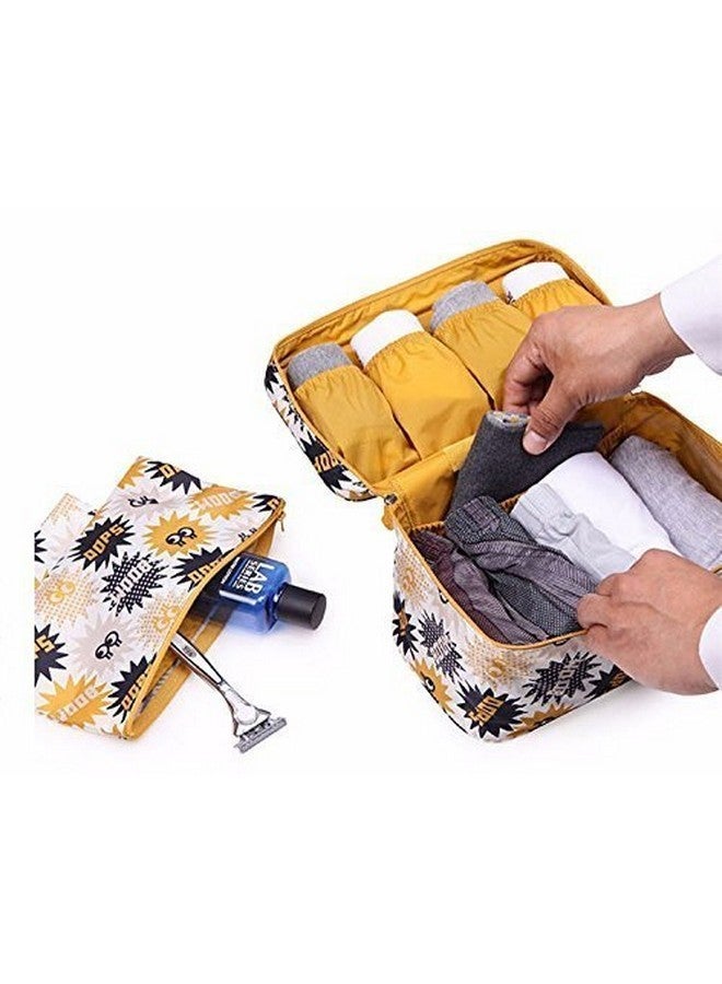 WEELZONE Travel Underwear Panties Bra Pouch Organizer Bag Pouch Waterproof Personal Garment Bag Case Undergarments Organizer for Women Travel Pouch Kit Bag(MULTICOLOR) (DESIGN) - Image 5