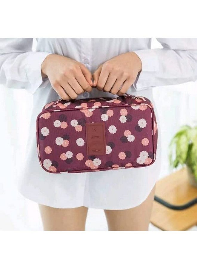 WEELZONE Travel Underwear Panties Bra Pouch Organizer Bag Pouch Waterproof Personal Garment Bag Case Undergarments Organizer for Women Travel Pouch Kit Bag(MULTICOLOR) (DESIGN) - Image 2