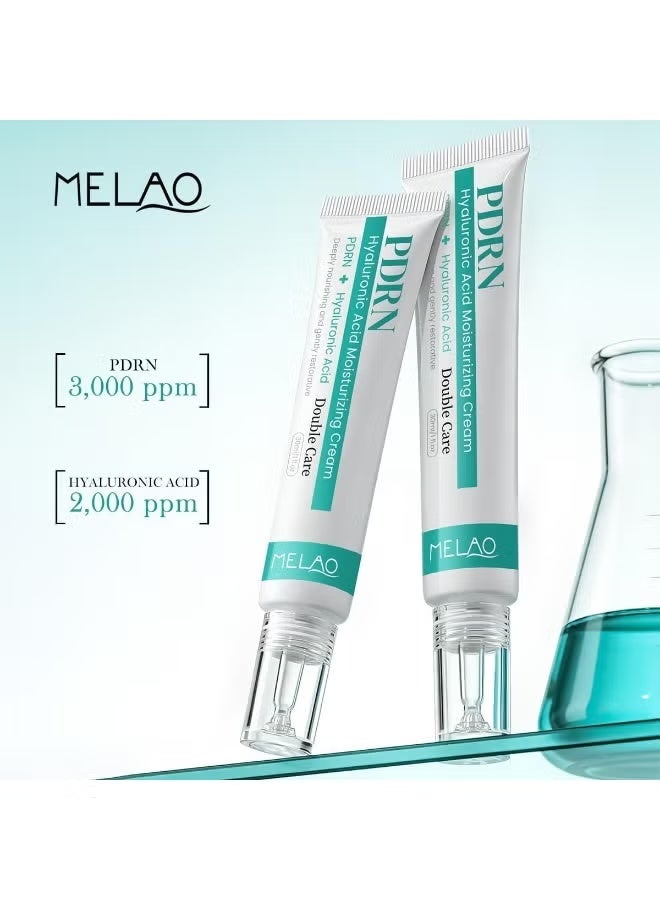 MELAO PDRN Hyaluronic Acid Moisturising Cream for Face, Deeply Nourishing & Restorative Facial Cream - 30ml/1fl.oz - Image 5