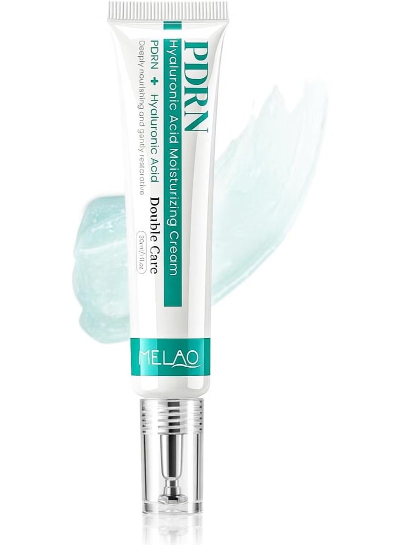 MELAO PDRN Hyaluronic Acid Moisturising Cream for Face, Deeply Nourishing & Restorative Facial Cream - 30ml/1fl.oz - Image 1