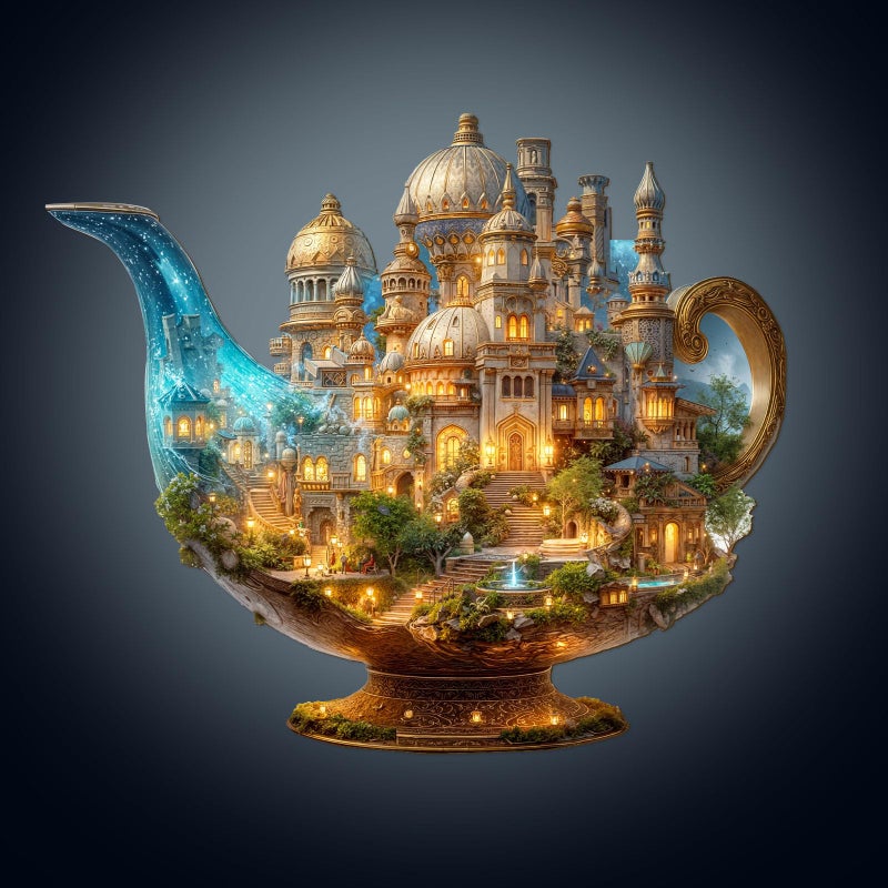 WOODBESTS Wooden Puzzles for Adults Magic Lamp Wooden Jigsaw Puzzle for Adults Unique Animal Shape Wood Puzzles Adult Xmas Birthday Gifts for Puzzles Lovers 135 pcs M 114 x 99 - Image 3