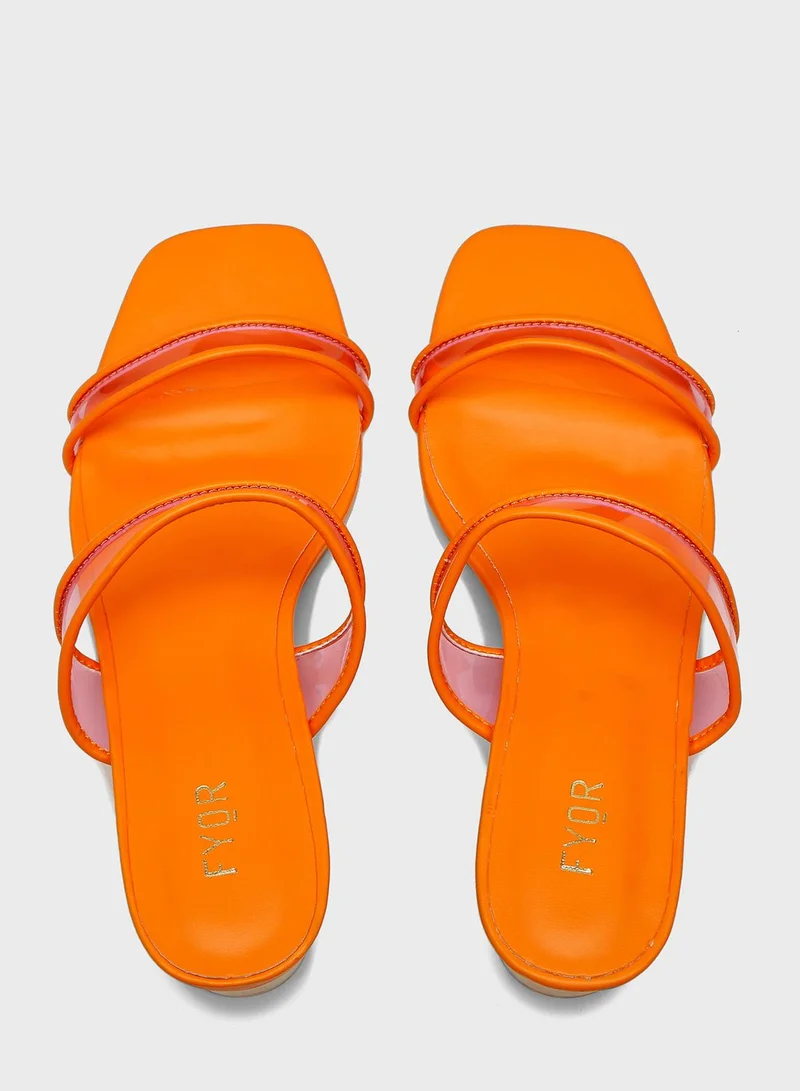 FYOR Double Strap Sandals