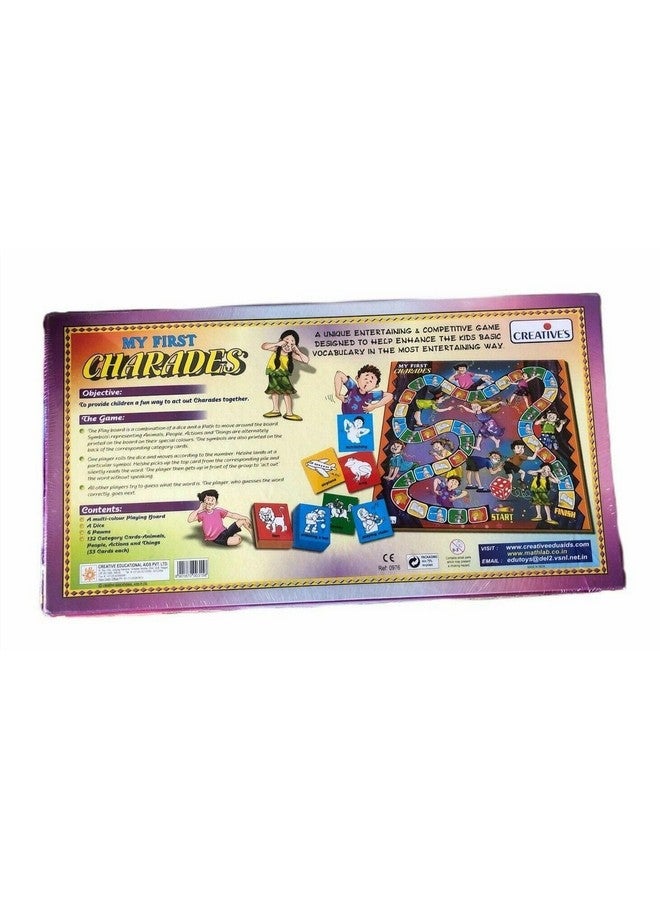 Creative's Creative Educational Aids P. Ltd. - CRE0976 My First Charades Board Game (Multi-Color) - Image 2