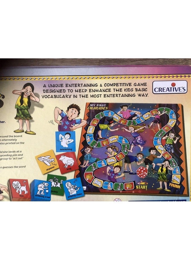Creative's Creative Educational Aids P. Ltd. - CRE0976 My First Charades Board Game (Multi-Color) - Image 4