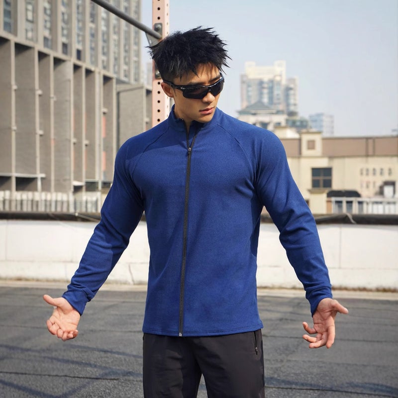 Men's Thermal Muscle Fit Polo Long Sleeve T-Shirt - Image 5