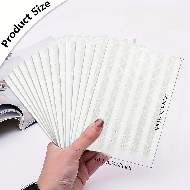 Photo Corner Stickers 10pcs Black White Self Adhesive for DIY Photo Albums Memory Books - Image 4