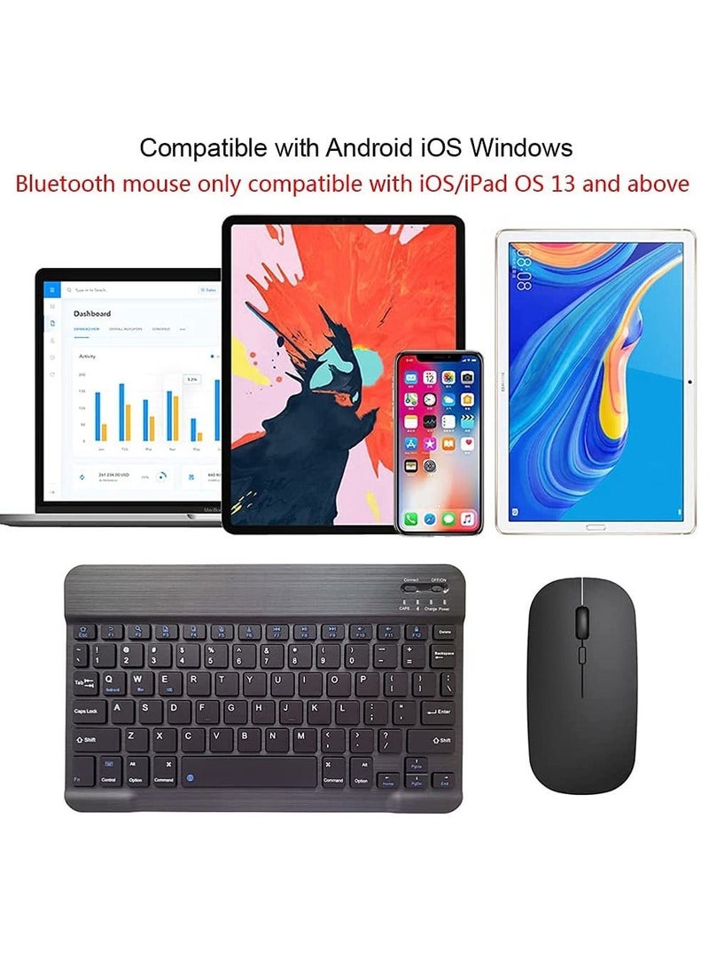 ELTRAZONE Wireless Mouse Keyboard Set for Android Windows Tablet Cell Phone iPhone iPad Pro - Image 2