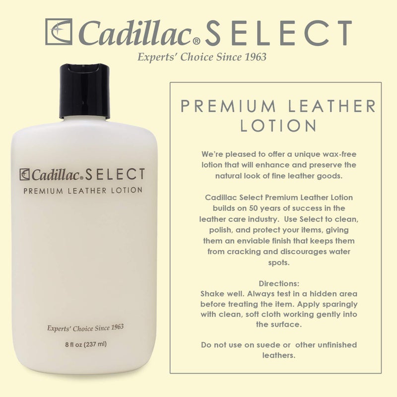 Cadillac Select Premium Leather Care Kit - Leather Cleaner, Lotion Conditioner & Water & Stain Protector - Image 3