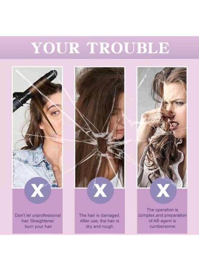 بانسلي كريم فرد الشعر الدائم - علاج خاص للشعر المموج والمجعد، يحتوي على بروتين لتصحيح الشعر، يعالج الشعر في 15 دقيقة، 100 غرام. - Image 4