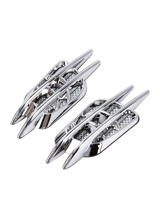 NIBEMINENT 2-Piece Car Plastic Decorative Sticker