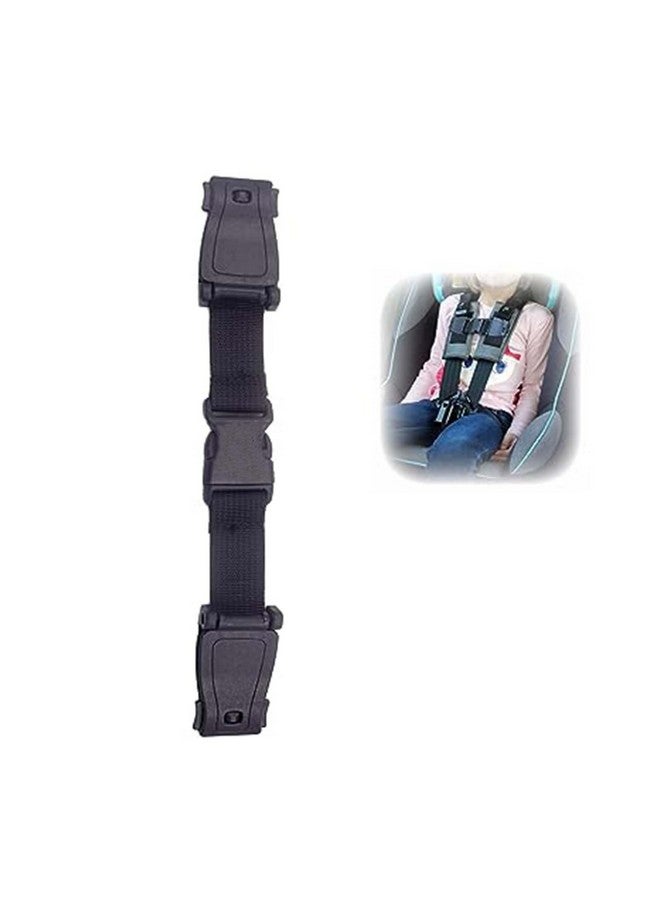 Dogxiong Universal Seat Chest Harness Clip, Seat Safety Belt Clip Buckle for Strollers High Chairs, Universal Replacement Child Safety Belt Buckle, Trend Adjustable Guard(Black) - Image 1