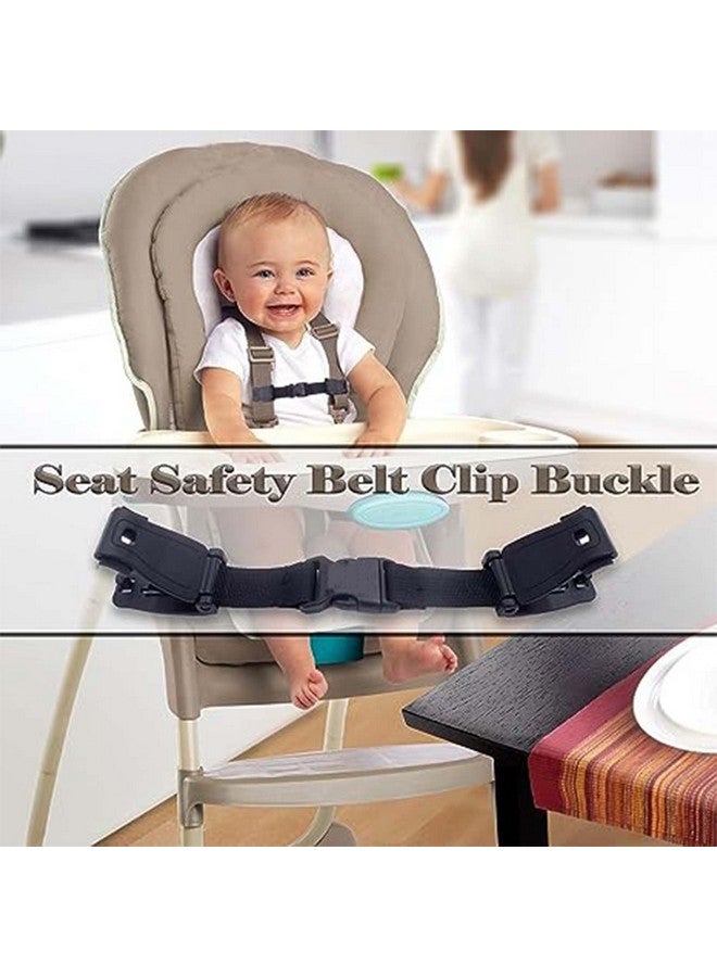 Dogxiong Universal Seat Chest Harness Clip, Seat Safety Belt Clip Buckle for Strollers High Chairs, Universal Replacement Child Safety Belt Buckle, Trend Adjustable Guard(Black) - Image 5