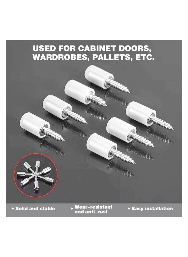 Excefore 30 Pcs Shelf Bracket Screws Pegs with Non-Slip Sleeve Cabinet Shelf Support Pegs Non-Punching Clapboard Holder for Shelf Hole of Furniture  - Image 2
