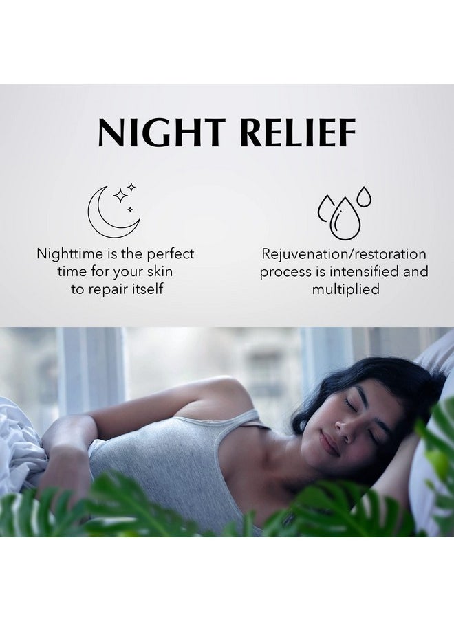 TRUGARI - Aha + Collagen Night Relief Serum Nutrientrich Skin Care Serum With Vitamins C B And E Powerful Face Moisturizer For Dry Skin Night Time Face Care Serum For Intense Repair 30 Ml - Image 1