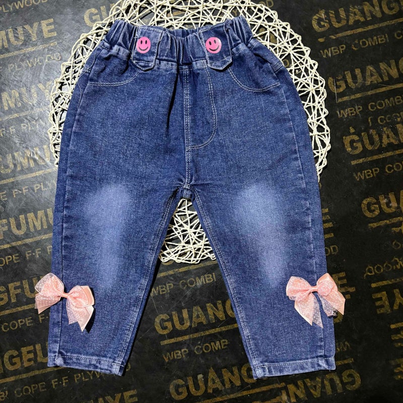 Children'S Pants Denim 2024 Autumn Small And Medium-Sized Children Wear Western-Style Joker Jeans Explosive Edition Trendy Children'S Street Pants - Image 5