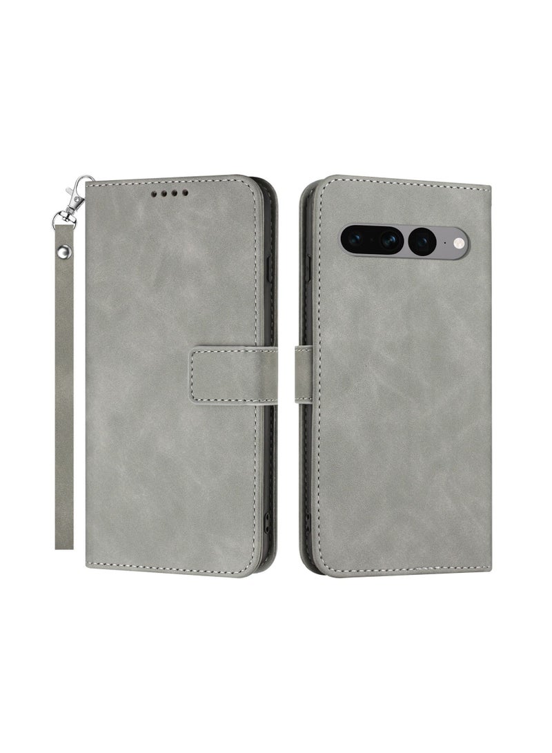 Suteni Flip Cover Card Slots Leather Phone Case for Google Pixel - Image 1