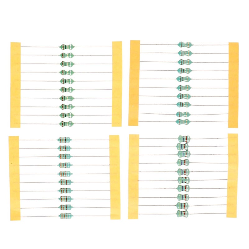 BOJACK 20 Values 200 Pcs Inductor 1 uH to 4.7 mH 0.5 W Color Ring Inductor 1/2 Watt Assortment Kit - Image 4