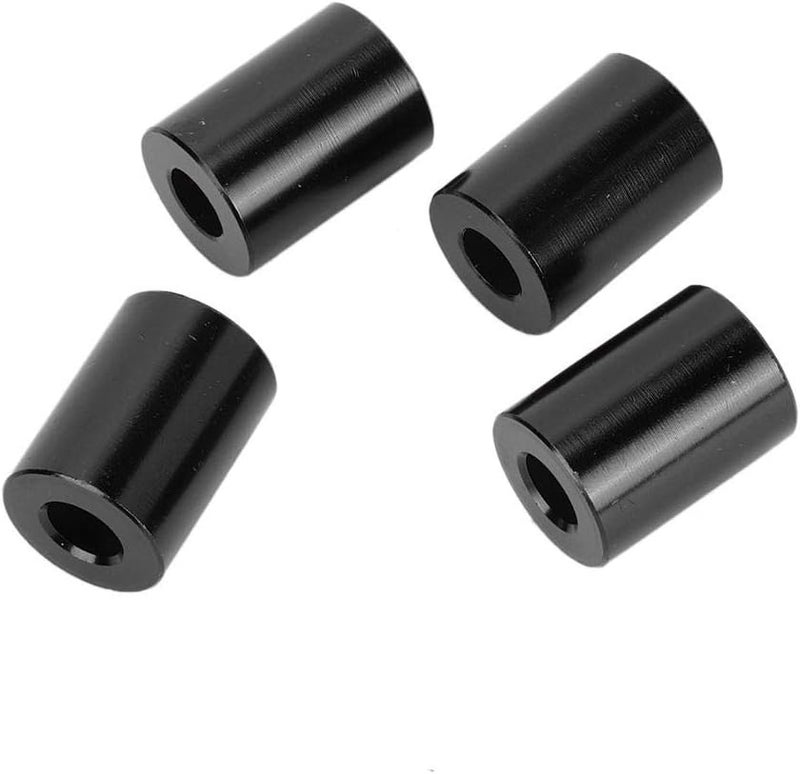 woobles Hood Spacer Riser,Car Aluminum Alloy Engine Hood Ventilation Spacer Riser Fit for 6mm Motor (Aluminium Alloy)(Black) Black - Image 3