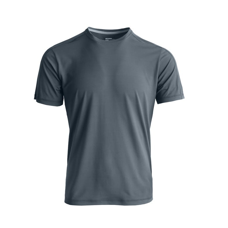 Cool Breathable Summer Outdoor High Elastic Quick-Drying Sports Short-Sleeved T-Shirt For Men And Women High-Grade Solid Color Thin T-Shirt - Image 5