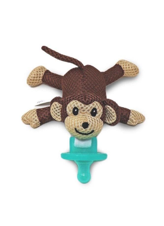 Babyworks - Babyworks Pacifier Friend with Pacifier Moe Monkey - Image 1