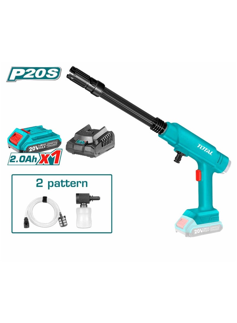 TOTAL 20V Cordless Pressure Washer with Auto Start/Stop