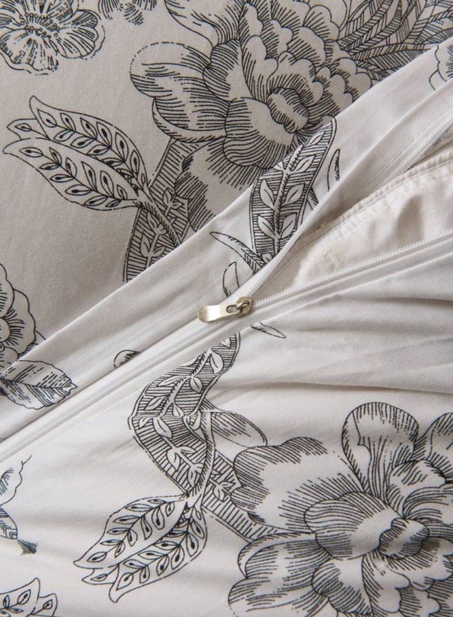 LUNA Home King size 6-piece 3D duvet cover set vintage print. - Image 5