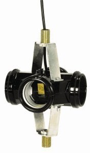 Satco Lighting 90-464, 4 Light Cluster Socket 1 3/4'' 1/8 IP Threaded Bottom Bracket with 1/2'' Nipple - Image 4